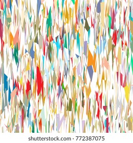 Geometric mosaic pattern. Trendy abstract background of geometric shapes. Colorful geometric mosaic