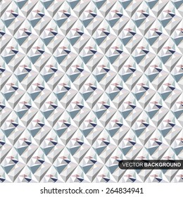 Geometric mosaic pattern. Vector seamless background