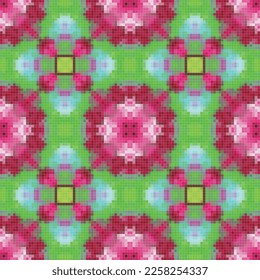Diseño de patrones sin fisuras de mosaico geométrico, Diseño textil de repetición, Diseño de superficie.
