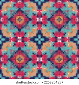 Diseño de patrones sin fisuras de mosaico geométrico, Diseño textil de repetición, Diseño de superficie.