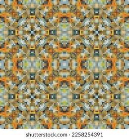 Diseño de patrones sin fisuras de mosaico geométrico, Diseño textil de repetición, Diseño de superficie.