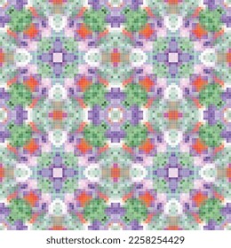 Diseño de patrones sin fisuras de mosaico geométrico, Diseño textil de repetición, Diseño de superficie.