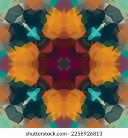 Geometrisches Mosaik nahtlose Muster Design, Wiederholung der Textilkonstruktion, Oberflächendesign.