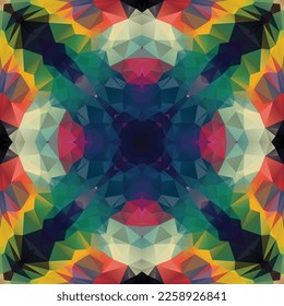 Diseño de patrones sin fisuras de mosaico geométrico, Diseño textil de repetición, Diseño de superficie.