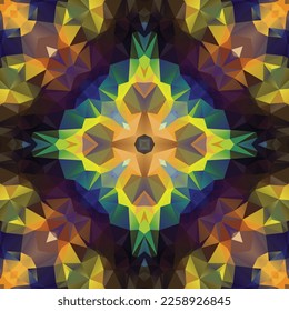Diseño de patrones sin fisuras de mosaico geométrico, Diseño textil de repetición, Diseño de superficie.