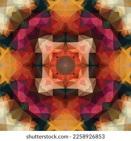Diseño de patrones sin fisuras de mosaico geométrico, Diseño textil de repetición, Diseño de superficie.