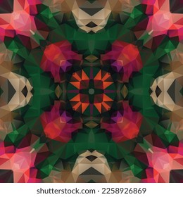 Diseño de patrones sin fisuras de mosaico geométrico, Diseño textil de repetición, Diseño de superficie.