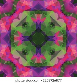 Diseño de patrones sin fisuras de mosaico geométrico, Diseño textil de repetición, Diseño de superficie.