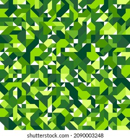 Geometric mosaic vector seamless pattern, chaotic abstract background for wallpapers, wrapping paper or website backgrounds.