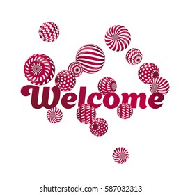  geometric motif inspired by Ukraine traditional stile on white background. red beads creative modern geometry pattern for cards, music poster, flyer, header, book cover, brochure 