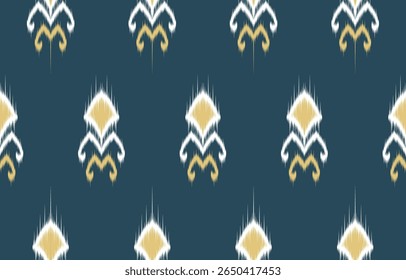 geometric motif oriental ethnic pattern design.
