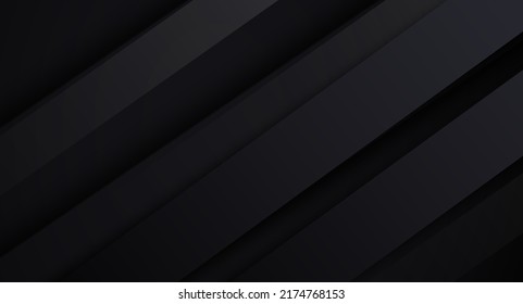 geometric motion lines futuristic technology dark abstract background presentation template isolated vector.
