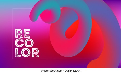 Geometric Motion Vector Neon Background Pattern. Dynamic Lines Motion Composition Music Poster Layout. Trendy Lines, Light Design Elements. Dreamy Vibrant Gradient Overlay, Funky Iridescent Paper.