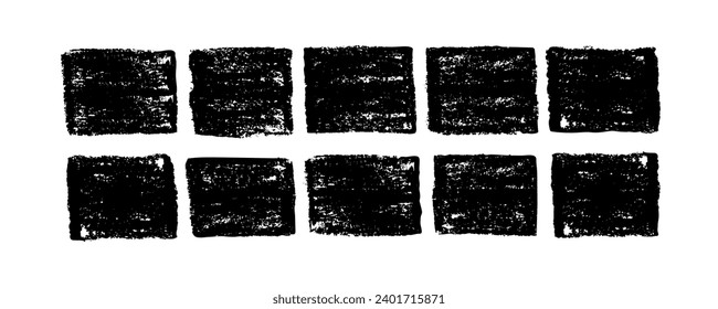 Motivos geométricos en rectángulo de estilo. Resumen de fondo decorativo geométrico. Mano dibujada en posición vertical. Golpes de pincel de ancho negro. Simple ornamento gráfico. Patrón vectorial sin cable.
