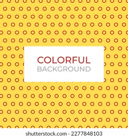 Geometric Motley Yellow Pattern For Background. Vector Illustration For Package, Textile