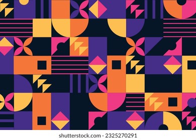 fondo mural geométrico con formas abstractas