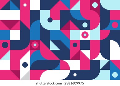 Geometric mural wallpaper vector design in eps 10