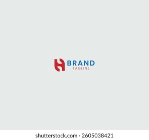 Geometric N or H Monogram Logo