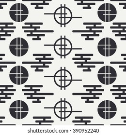 Geometric national seamless japanese pattern. Wallpaper. Wrapping paper. Scrapbook. Vector illustration. Background. Graphic texture for your design, wallpaper.