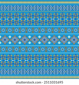 Geometric Native American Pixel art ist eine kreative Technik, die sich mit verschiedenen Kunstformen verbindet und auf Grafikdesign, digitale Medien, interaktives Mediendesign, Illustration, Textilien angewendet werden kann