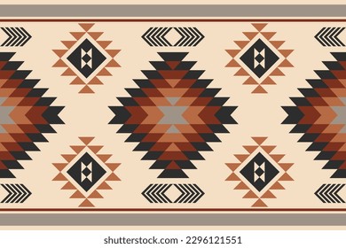 Geometric Native ethnic pattern in Aztec style. Figure tribal embroidery, Native ,Indian,Scandinavian,Native American,Gypsy,Mexican, Aztec pattern. for fabric,carpet,wallpaper,ceramics,wrapping,rugs.