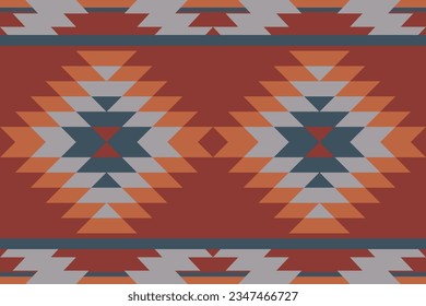 Geometric Native ethnic pattern in Native Aztec style. Figure tribal embroidery,Indian,Scandinavian,Native American,Gypsy,Mexican,folk pattern. for fabric,carpet,wallpaper,ceramics,rugs,Batik.