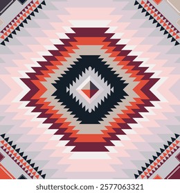 Geometric Native ethnic pattern in Aztec style. Figure tribal embroidery, Native ,Indian,Scandinavian,Native American,Gypsy,Mexican, Aztec pattern. for fabric,carpet,wallpaper,ceramics,wrapping,rugs.