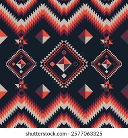 Geometric Native ethnic pattern in Aztec style. Figure tribal embroidery, Native ,Indian,Scandinavian,Native American,Gypsy,Mexican, Aztec pattern. for fabric,carpet,wallpaper,ceramics,wrapping,rugs.