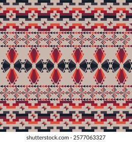 Geometric Native ethnic pattern in Aztec style. Figure tribal embroidery, Native ,Indian,Scandinavian,Native American,Gypsy,Mexican, Aztec pattern. for fabric,carpet,wallpaper,ceramics,wrapping,rugs.