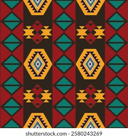 Geometric native pattern seamless digital pixel fabric. Pixel art pattern,triangle color geometric ethnic pattern,Navajo boho carpet,design for clothing,carpet,background,wrapping,vector,illustration