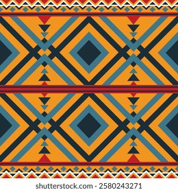Geometric native pattern seamless digital pixel fabric. Pixel art pattern,triangle color geometric ethnic pattern,Navajo boho carpet,design for clothing,carpet,background,wrapping,vector,illustration
