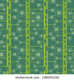Geometric natural seamless pattern. Vector abstract ornament for textile, wrapping paper, fabric, wallpaper, web, etc.