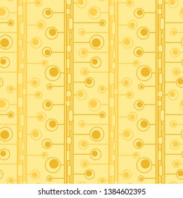 Geometric natural seamless pattern. Vector abstract ornament for textile, wrapping paper, fabric, wallpaper, web, etc.