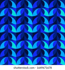Geometric natural-inspired design. Timeless seamless pattern for textile, wallpaper, wrapping paper, prints, surface design, inlay, parquet, web background or another accent etc.