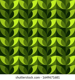 Geometric natural-inspired design. Timeless seamless pattern for textile, wallpaper, wrapping paper, prints, surface design, inlay, parquet, web background or another accent etc.