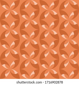 Geometric natural-inspired design. Timeless seamless pattern for textile, wallpaper, wrapping paper, prints, surface design, inlay, parquet, web background or another accent etc.