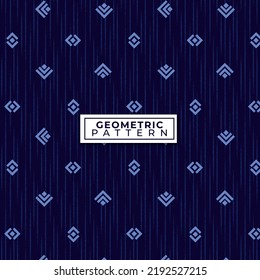 Vektorgrafik geometrischer Navy-Muster