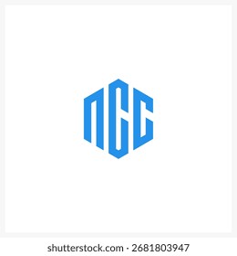 Geometrisches Logo mit NCC-Schriftzug