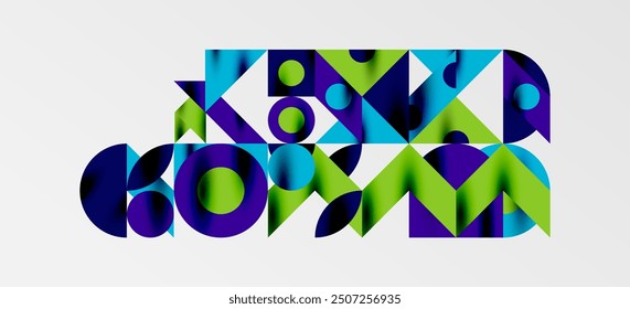 Geometrische Neomuster. Abstrakter Hintergrund für Cover, Banner, Flyer und Poster und andere Vorlagen