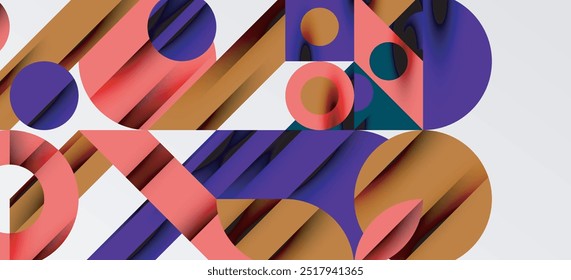 Geometric neo patterns. Abstract background for covers, banners, flyers and posters and other templates