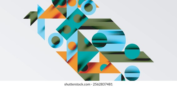 Geometric neo patterns. Abstract background for covers, banners, flyers and posters and other templates