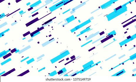 Geometric Neon Speed Lines Seamless Background. Bright Rectangle Shapes Texture. Digital Neon Flow Pattern. Digital Cover Background.