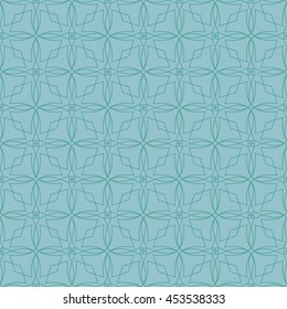 Geometric net lace seamless pattern. Can be used for web, print and book design, home decor, fashion textile, wallpaper.