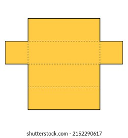 Geometric Nets Of Rectangular Prism. 3d Shapes Nets For Kids. Lesson Worksheet Vector Illustration Isolated On White Background