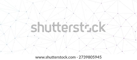 Geometric network abstract digital technology connected lines and dots. Abstract plexus technology futuristic network background.