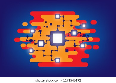 Geometric Networks block chain