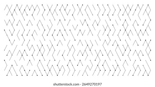 Grade de rede neural geométrica com formas de diamante e linhas de conexão em um fundo isolado branco, ideal para tecnologia, ciência ou ilustração vetorial de projetos temáticos de IA