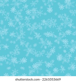 Geometric Night Falling. Blue Abstract Art. Small Vector Dot. White Vector Flake Drop. Sky Confetti Dot. Random Snow Color. Seamless Fashion Background. Round Polka Background. Pattern Dark Splash.