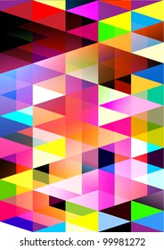 Geometric Nightmares - Vector background Design