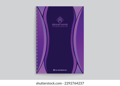 Design-Vorlage für die geometrische Notebookabdeckung